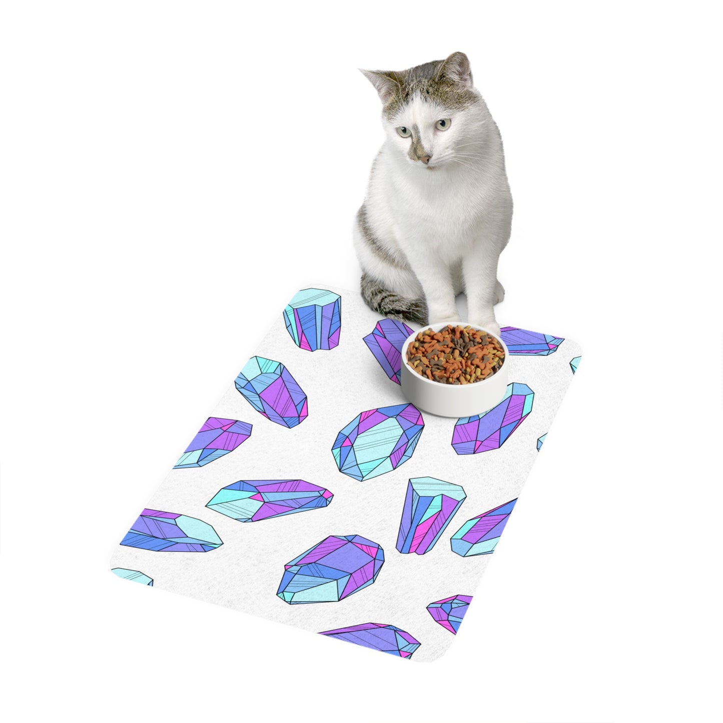 Crystals, Pet Food Mat (12x18)