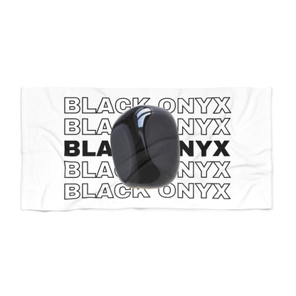"Black Onyx", Beach Towel