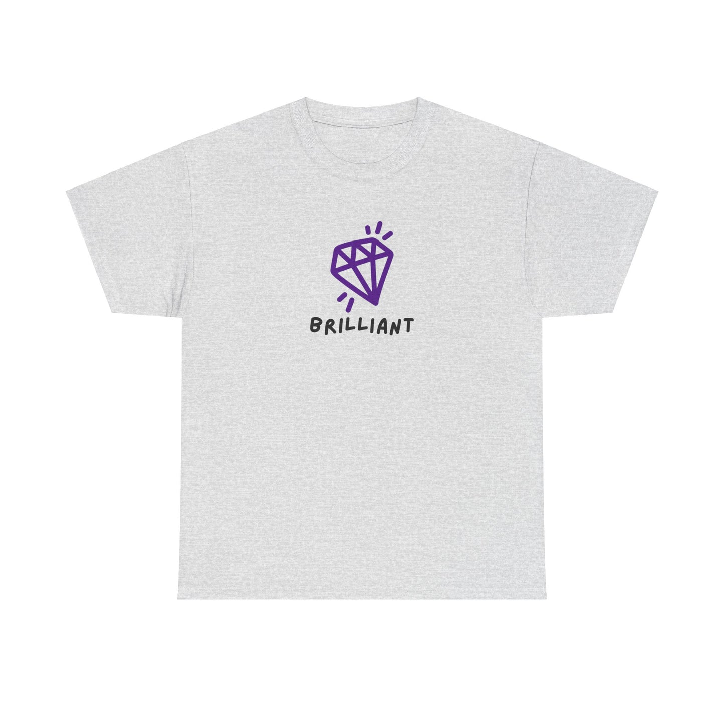 "Brilliant" w/Purple Diamond, Heavy Cotton Tee