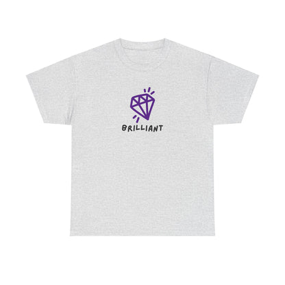 "Brilliant" w/Purple Diamond, Heavy Cotton Tee