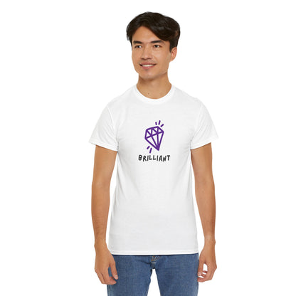 "Brilliant" w/Purple Diamond, Heavy Cotton Tee