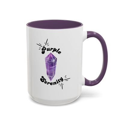 "Purple Serenity" Coffee Mug, 11 & 15 oz