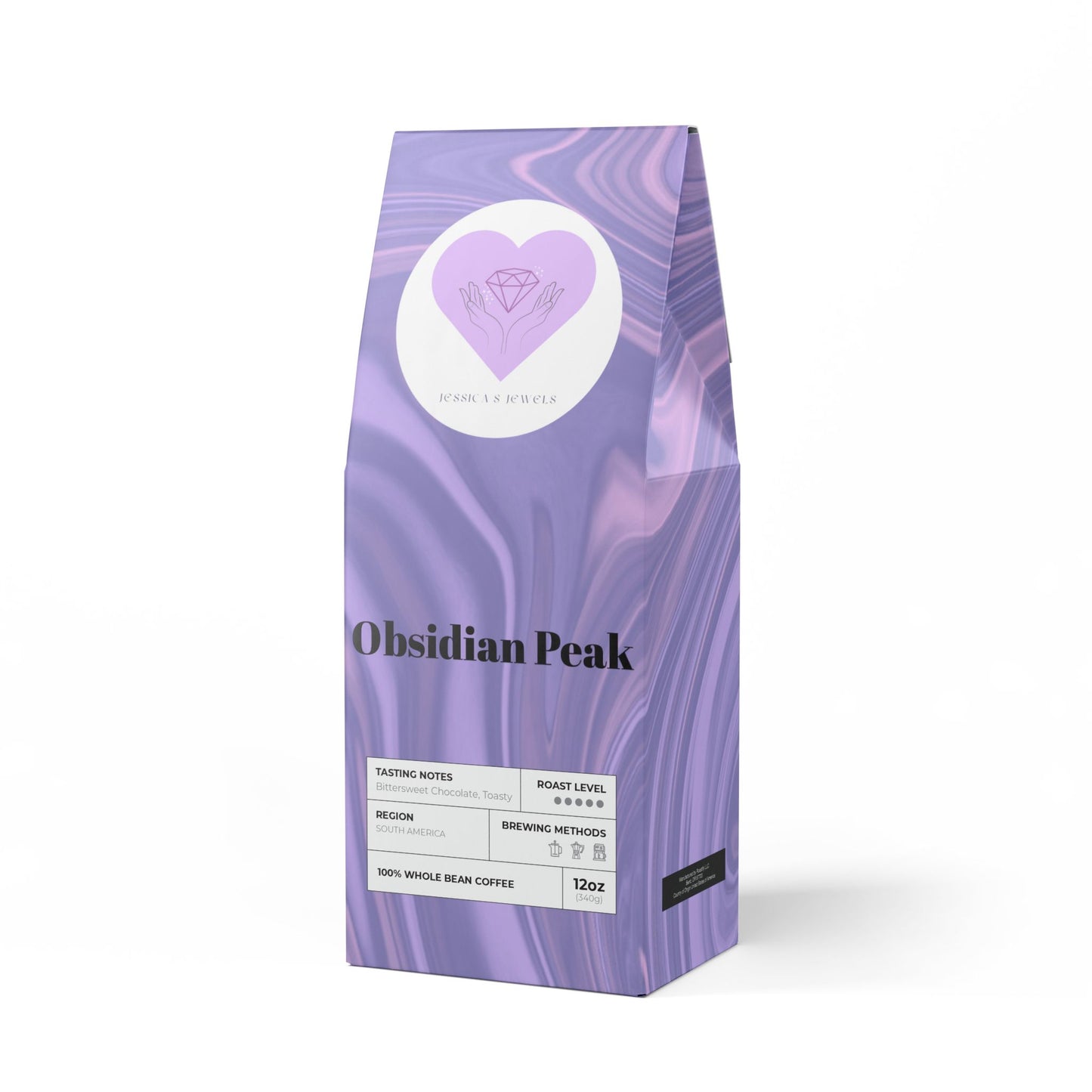 "Obsidian Peak" Coffee Blend (Dark French Roast)