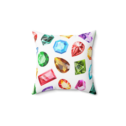 Gemstones, Square Pillow