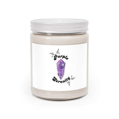 "Purple Serenity" Soy Candle w/ 9 Scent Choices, 9oz