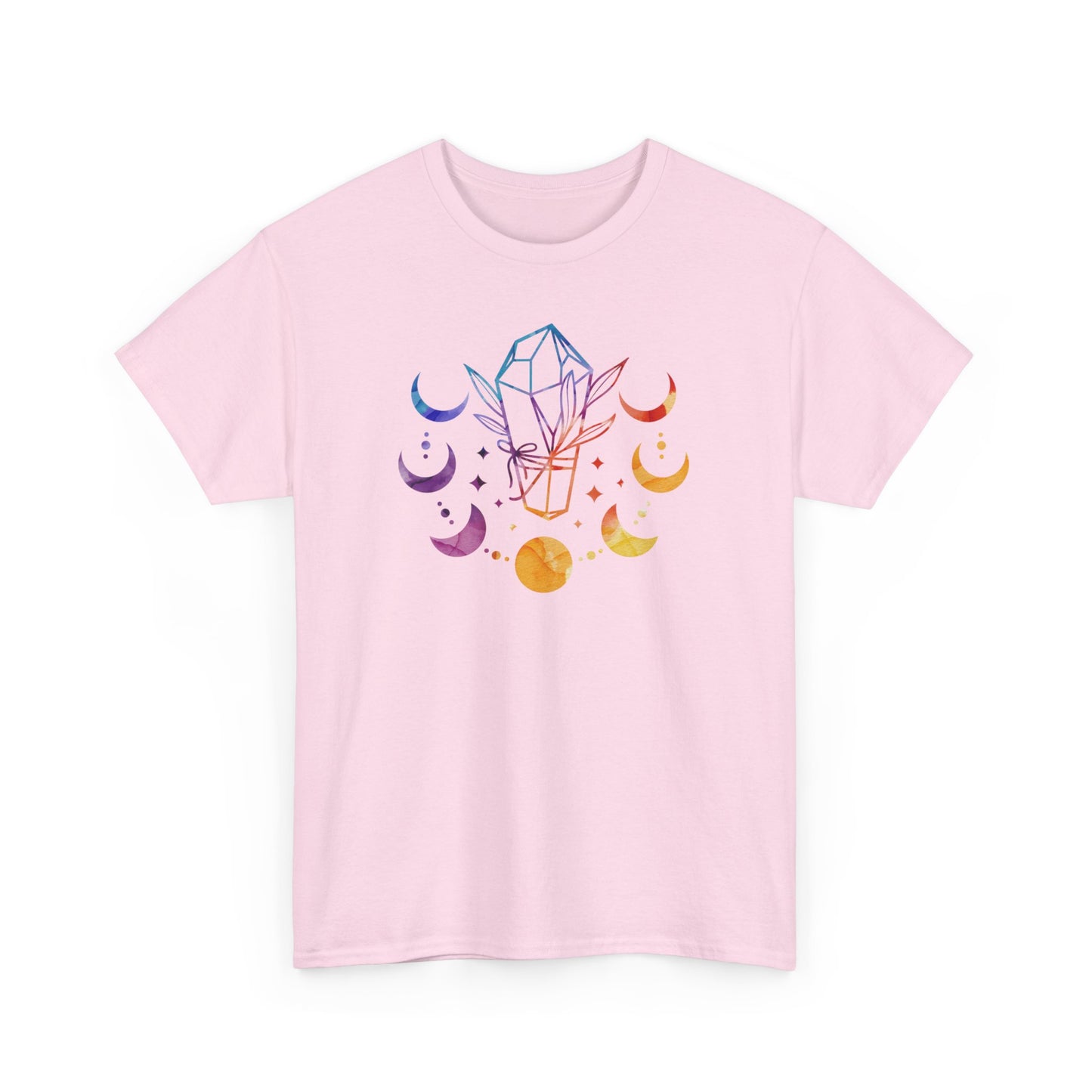 Crystal w/ Moon Phases, Heavy Cotton Tee