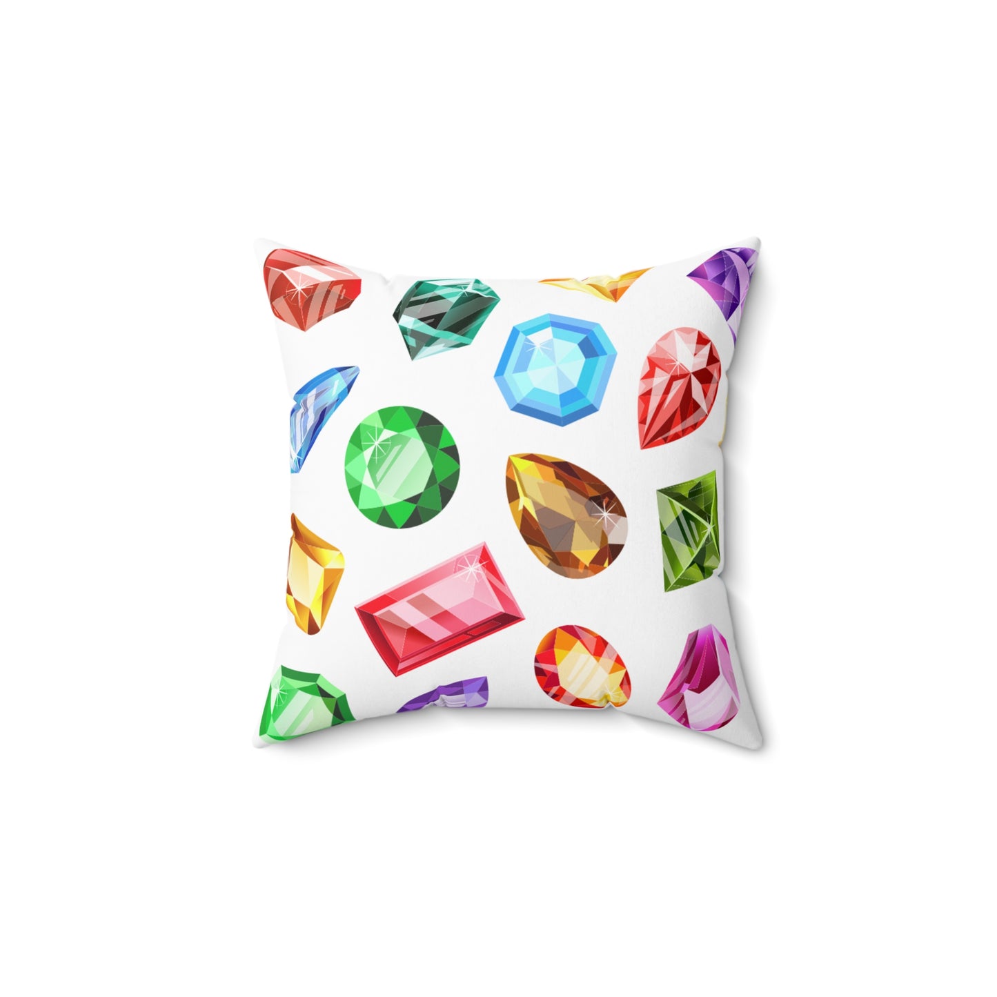 Gemstones, Square Pillow