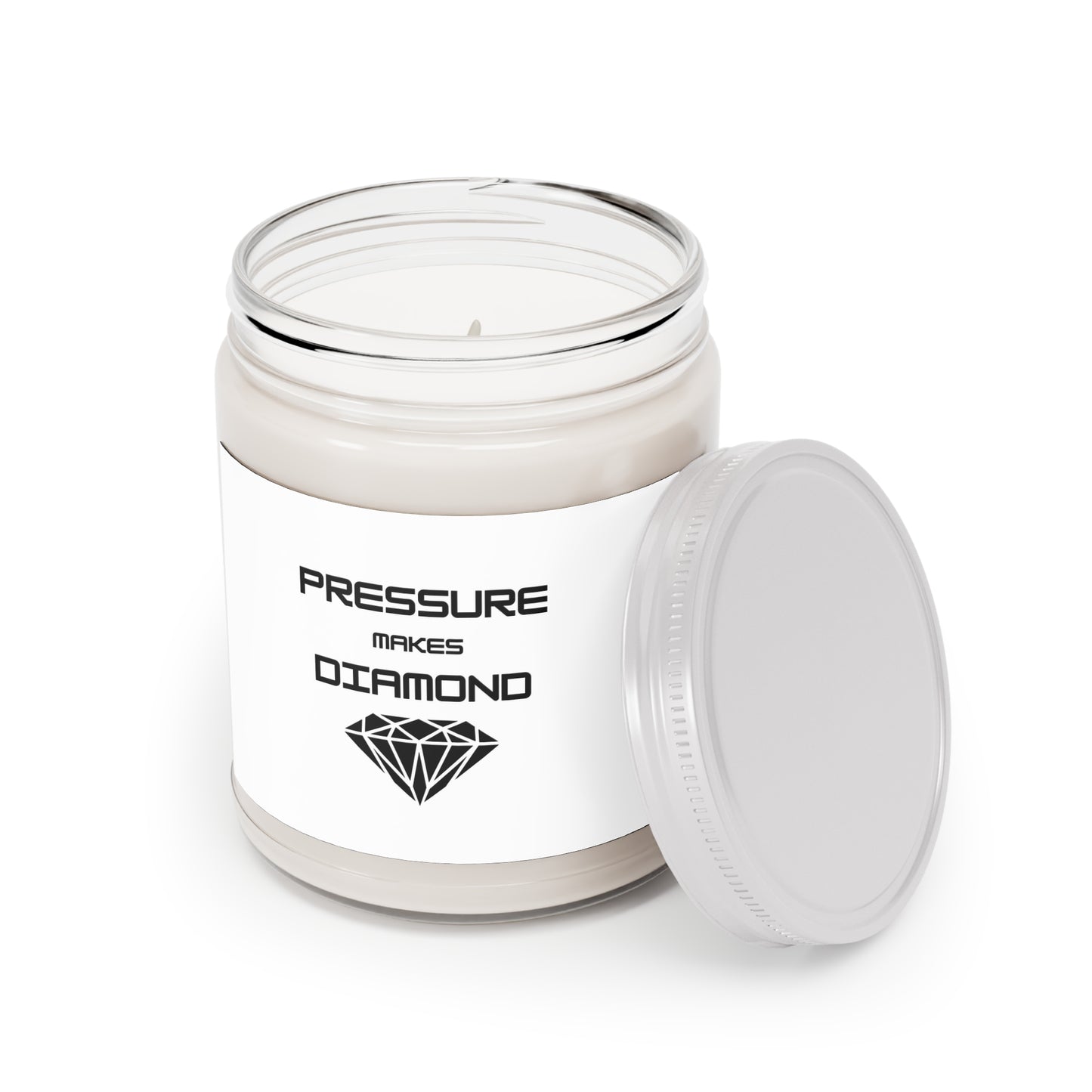 "Pressure Makes a Diamond" Soy Candle w/ 9 Scent Choices, 9oz