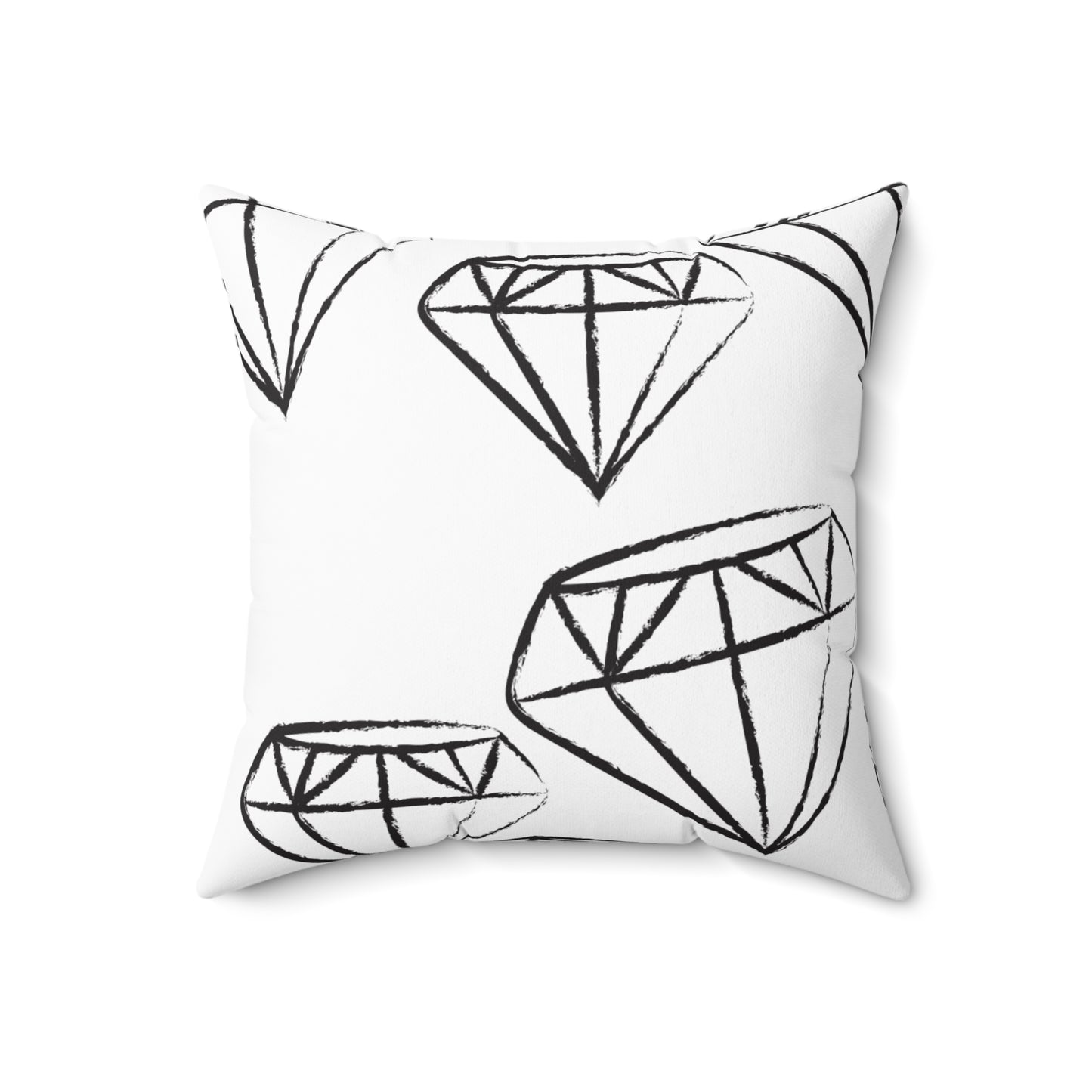 Brilliant Bliss Diamond, Square Pillow