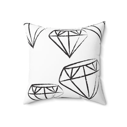 Brilliant Bliss Diamond, Square Pillow