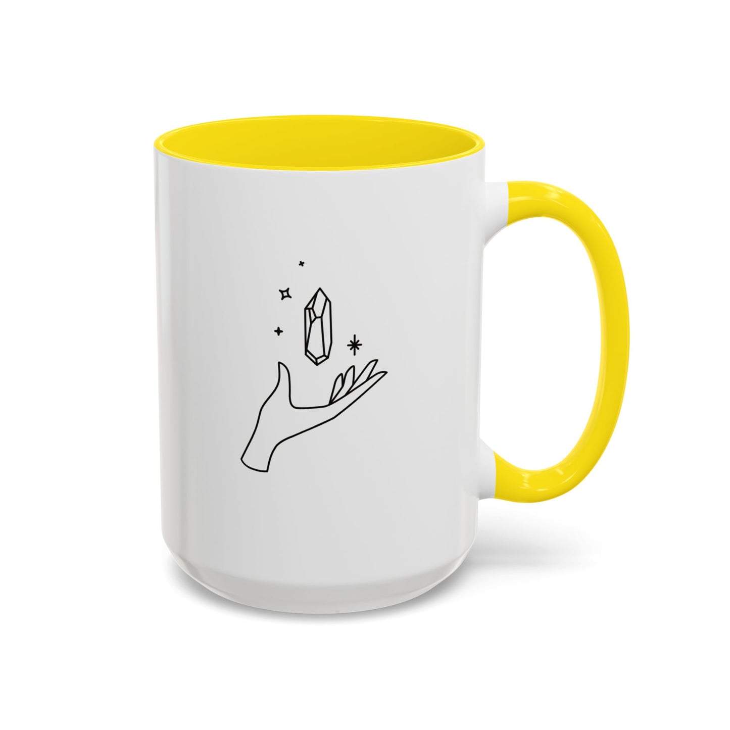 Hand w/ Crystal, Coffee Mug, 11 & 15 oz