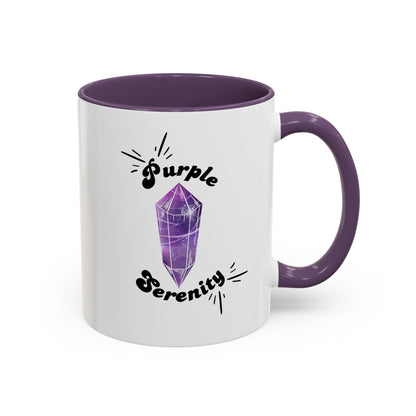 "Purple Serenity" Coffee Mug, 11 & 15 oz