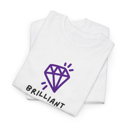 "Brilliant" w/Purple Diamond, Heavy Cotton Tee