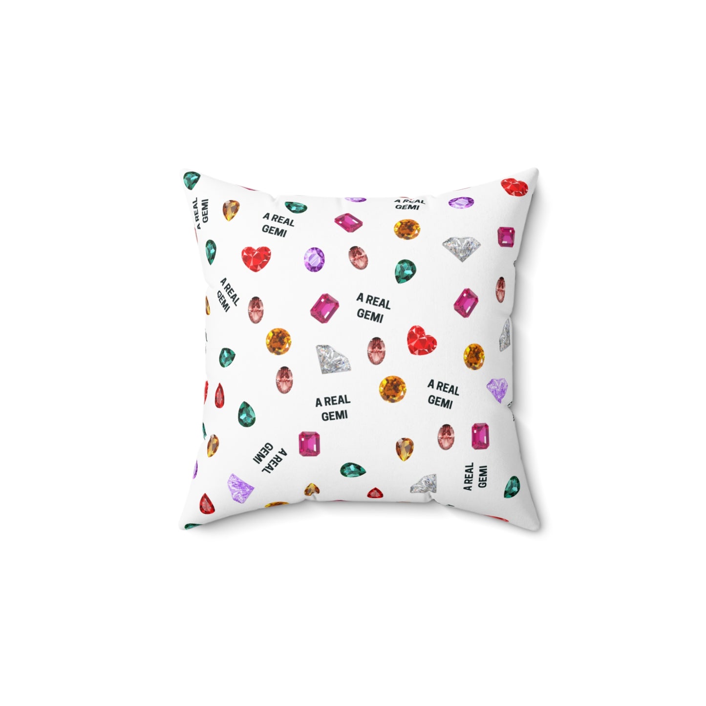 "A Real Gem", Square Pillow