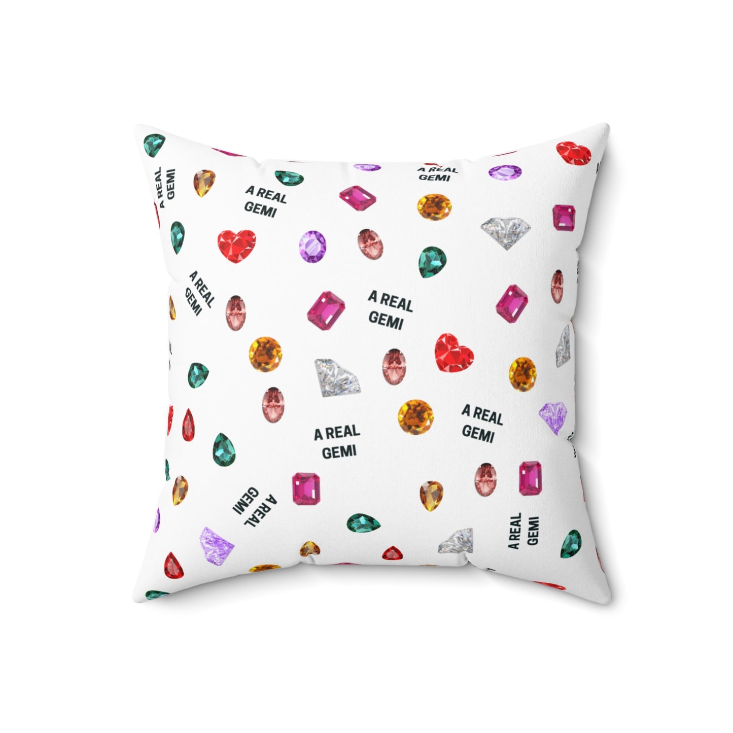 "A Real Gem", Square Pillow