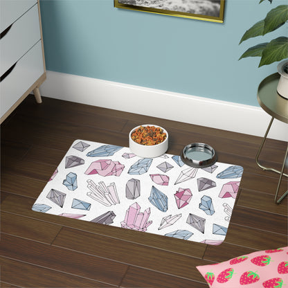 Crystals, Pet Food Mat (12x18)