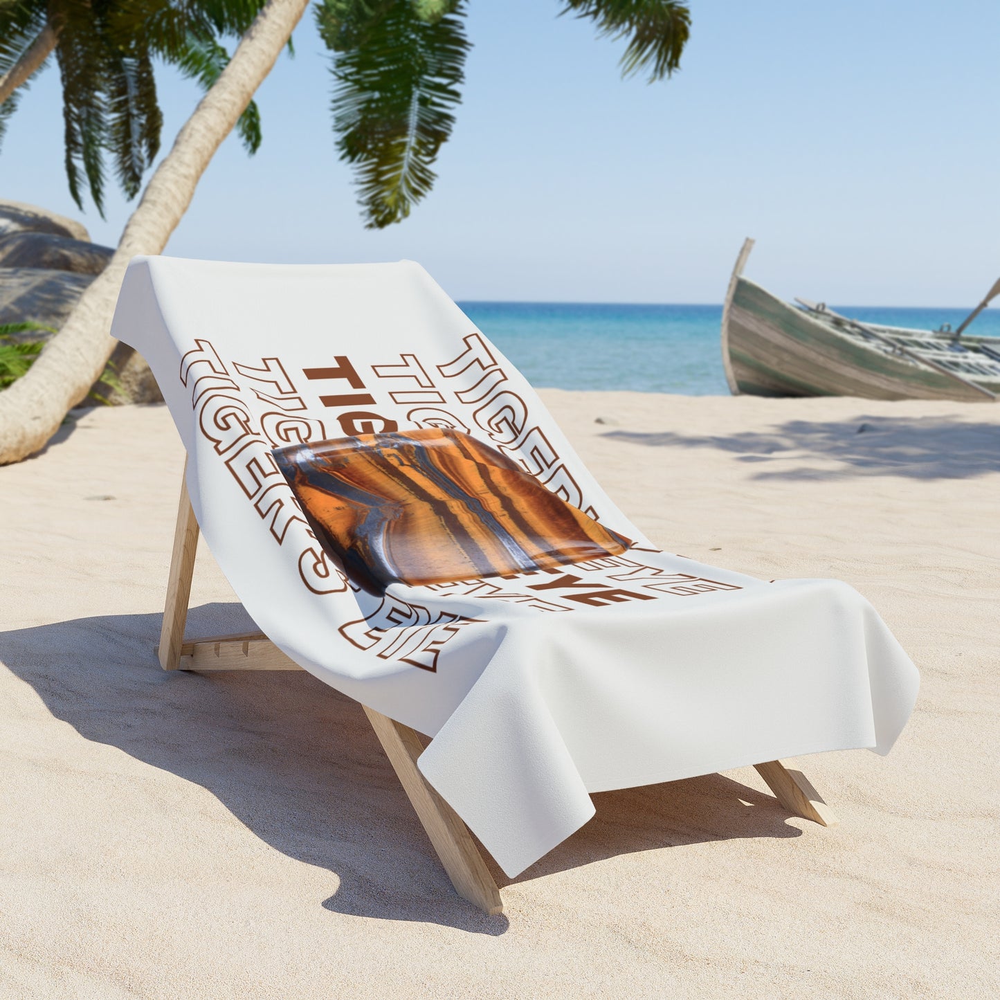 "Tigers Eye", Beach Towel