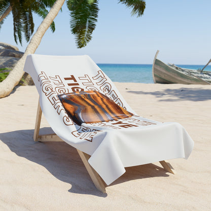 "Tigers Eye", Beach Towel