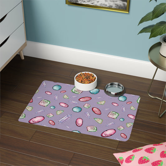 Crystals, Pet Food Mat (12x18)