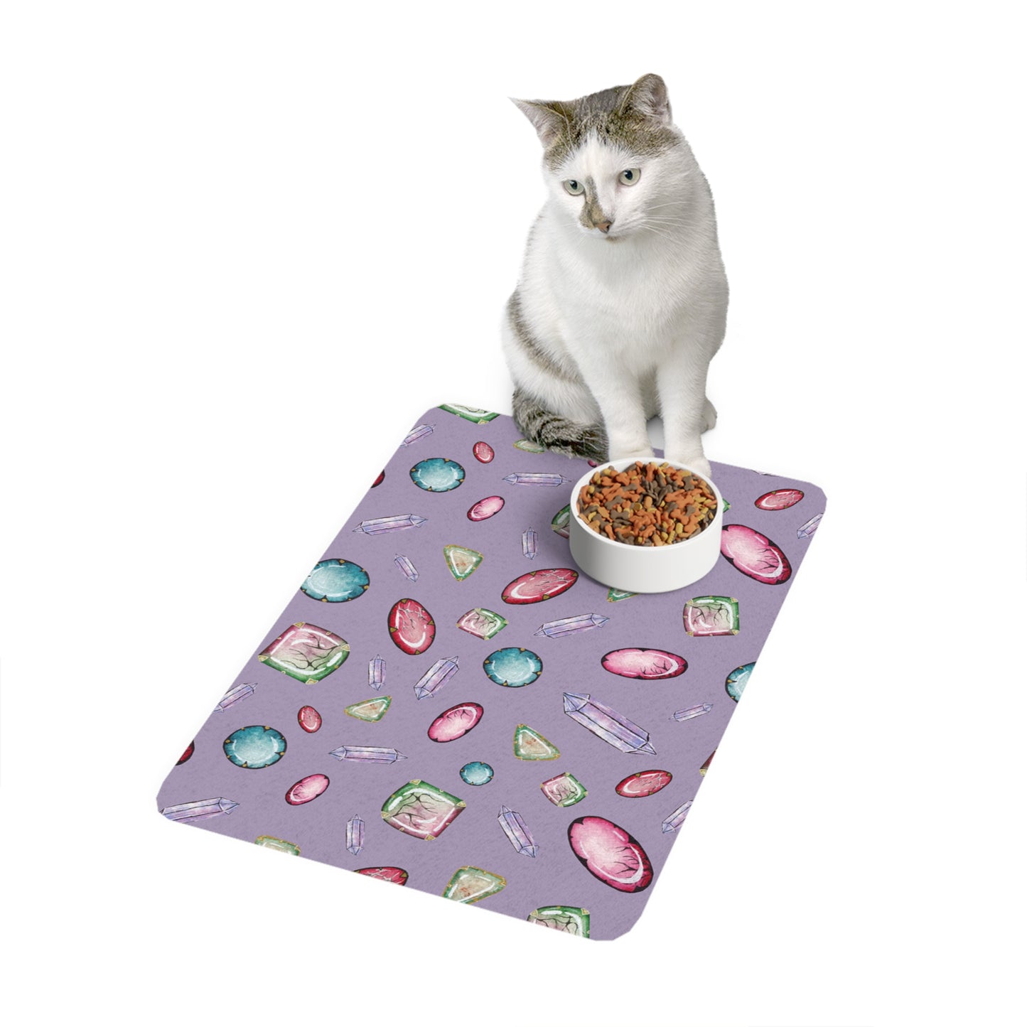 Crystals, Pet Food Mat (12x18)