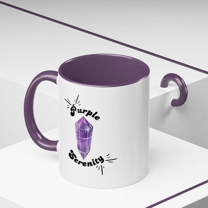 "Purple Serenity" Coffee Mug, 11 & 15 oz