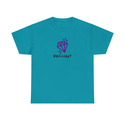 "Brilliant" w/Purple Diamond, Heavy Cotton Tee