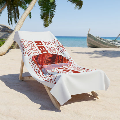 "Red Jasper", Beach Towel