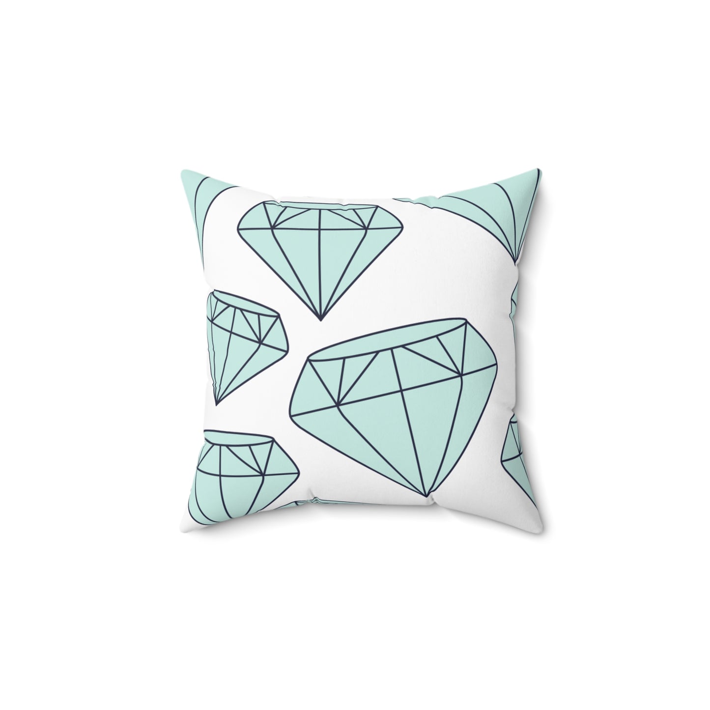 Clear Diamond, Square Pillow