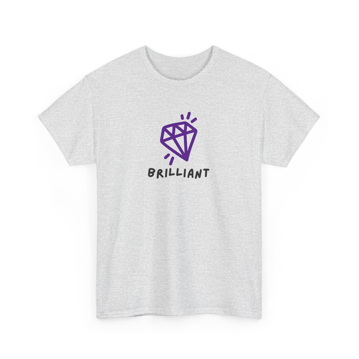 "Brilliant" w/Purple Diamond, Heavy Cotton Tee