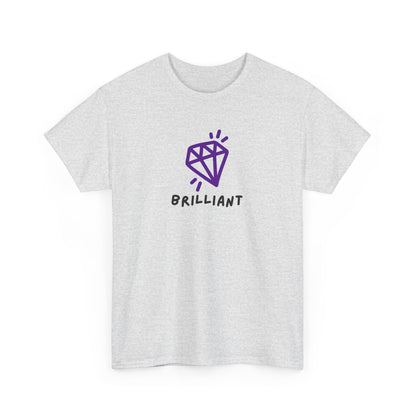 "Brilliant" w/Purple Diamond, Heavy Cotton Tee