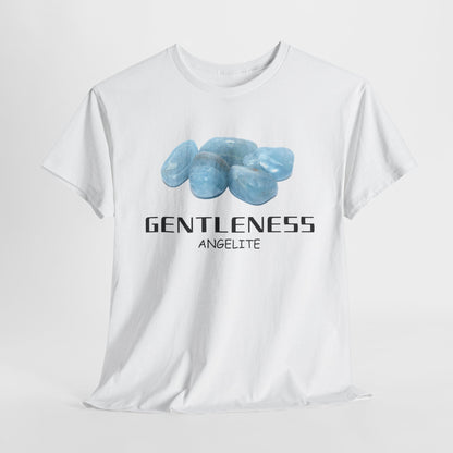 "Gentleness" w/ Angelite Stone Heavy Cotton Tee