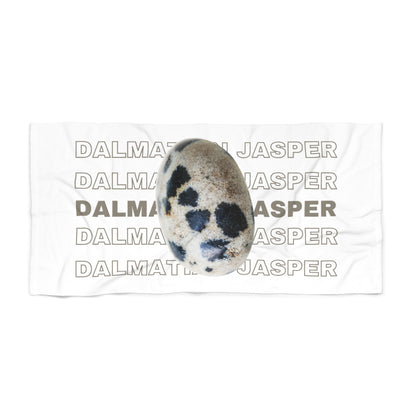 "Dalmation Jasper", Beach Towel