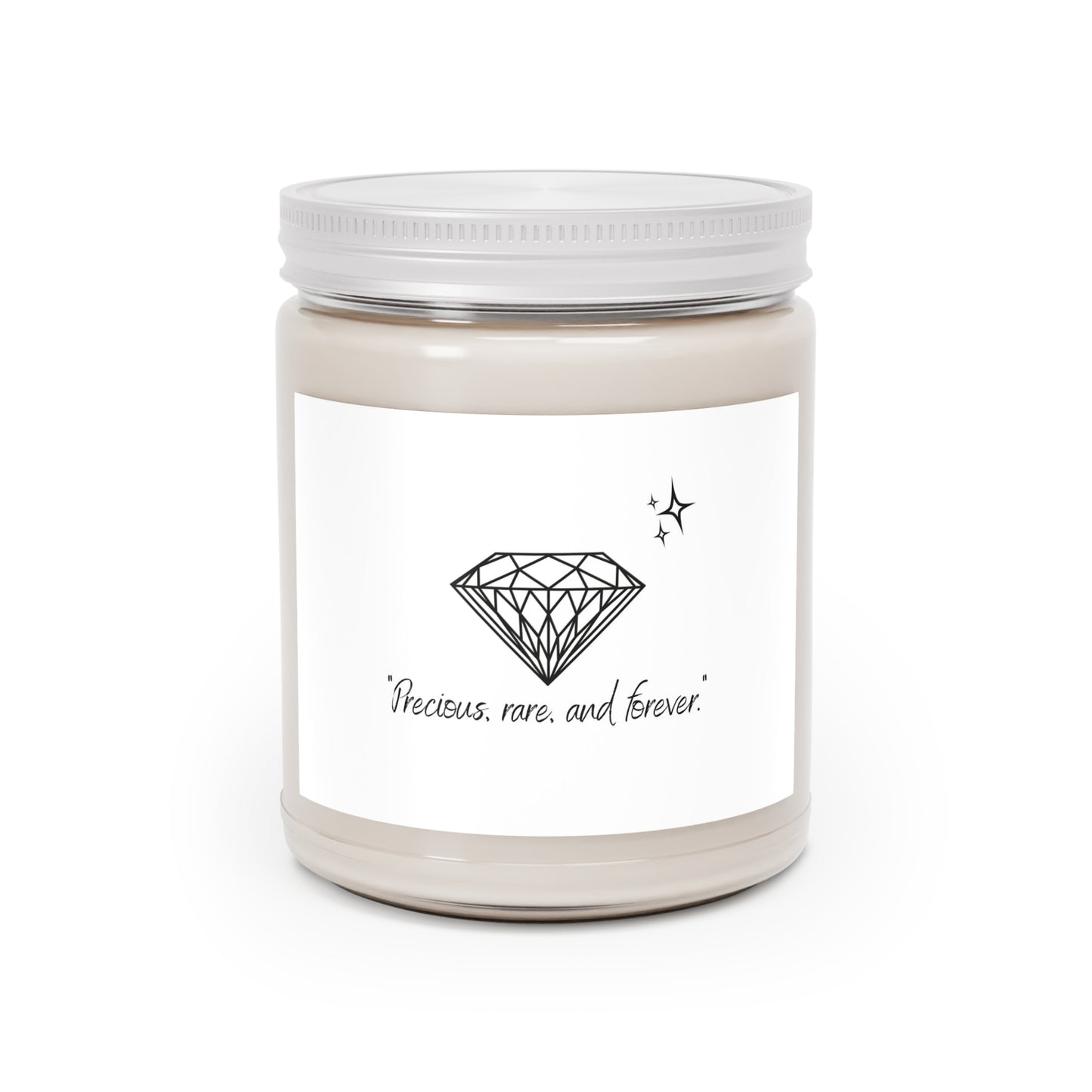 "Precious, Rare, and Forever" Soy Candle w/ 9 Scent Choices, 9oz