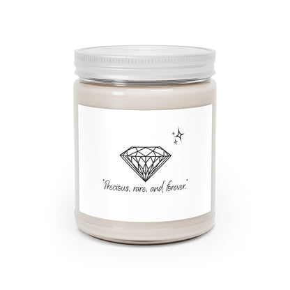 "Precious, Rare, and Forever" Soy Candle w/ 9 Scent Choices, 9oz