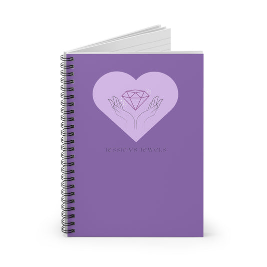 Official "Jessica's Jewels", Spiral Notebook - Ruled Line