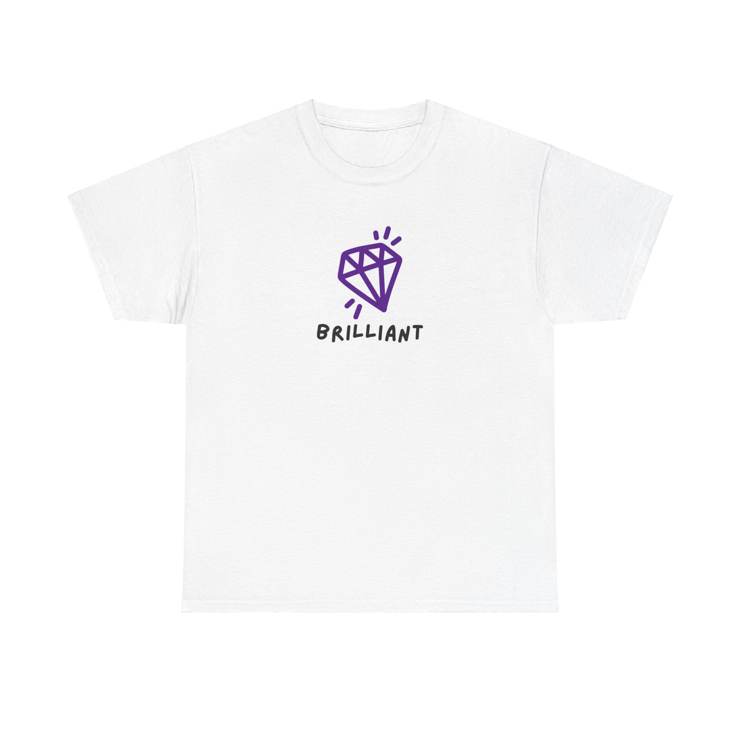 "Brilliant" w/Purple Diamond, Heavy Cotton Tee