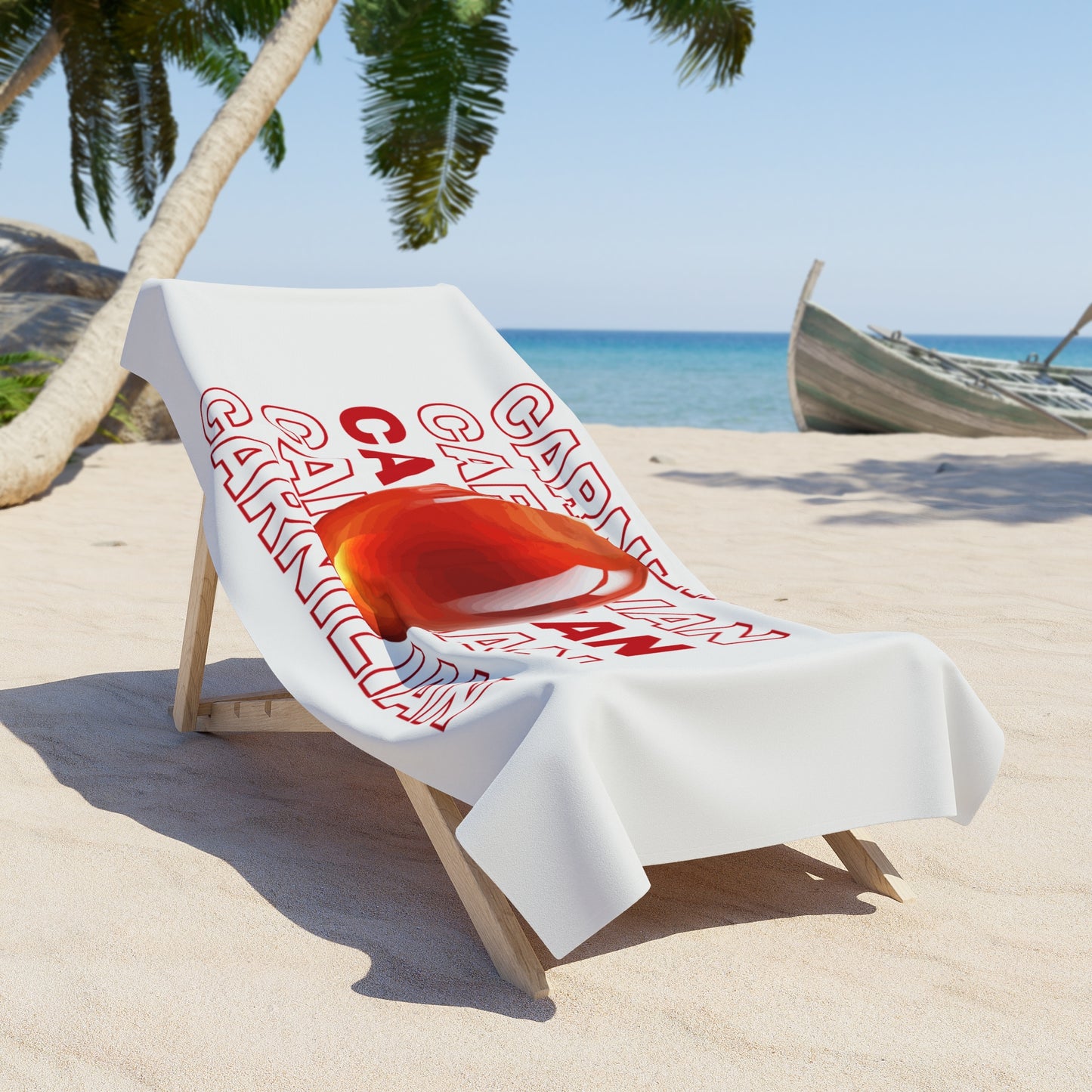 "Carnelian", Beach Towel