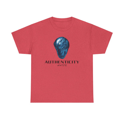 "Authenticity" w/ Blue Appatite Stone Heavy Cotton Tee