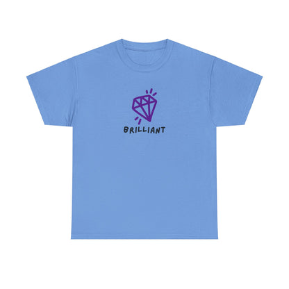 "Brilliant" w/Purple Diamond, Heavy Cotton Tee