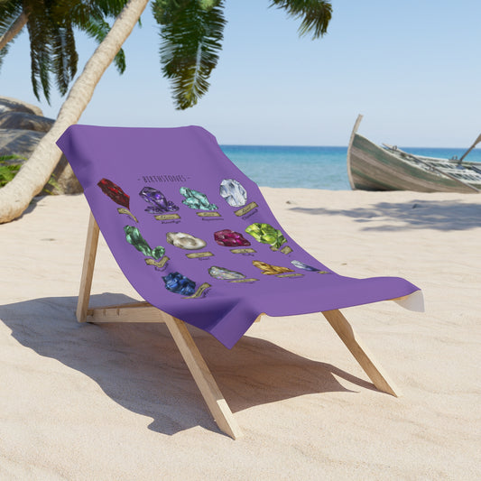 Birthstones, Beach Towel