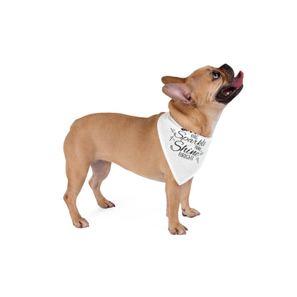 "Dream Big, Sparkle More", Pet Bandana