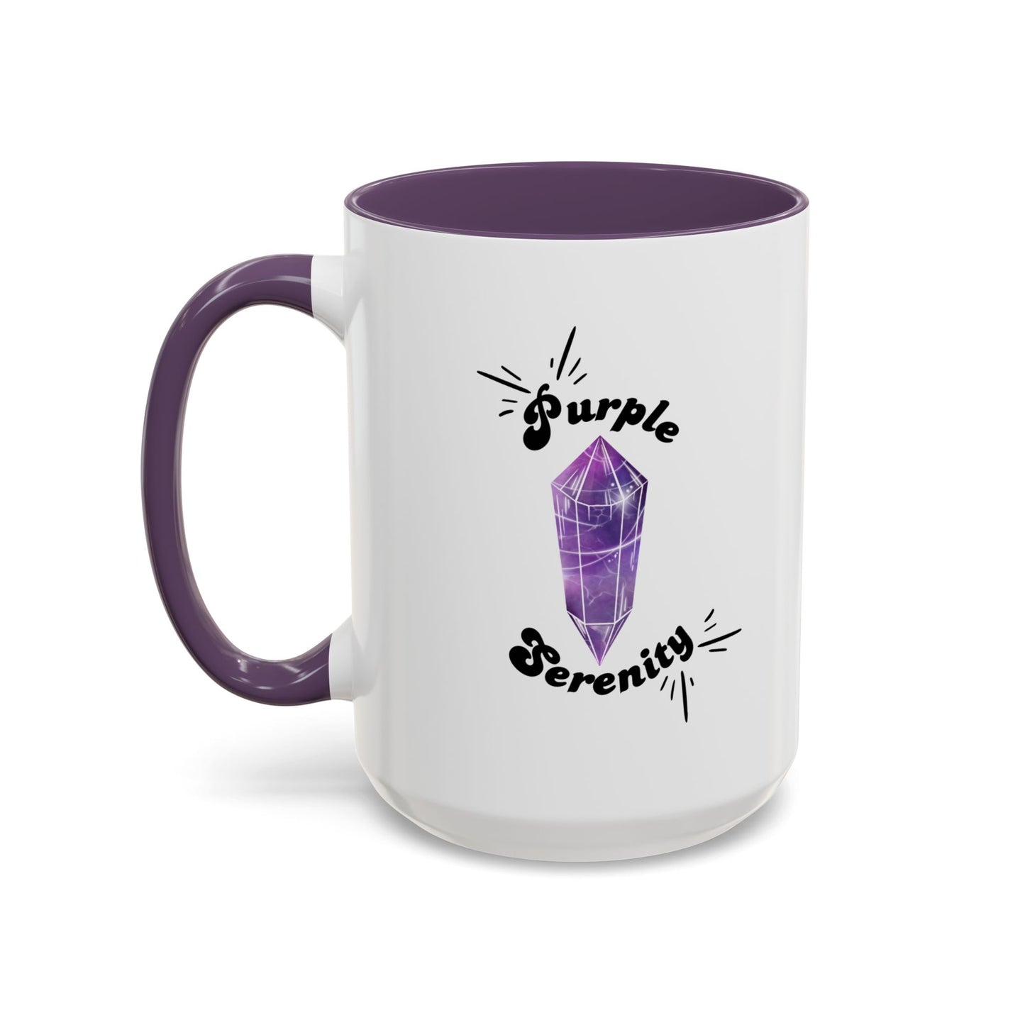 "Purple Serenity" Coffee Mug, 11 & 15 oz