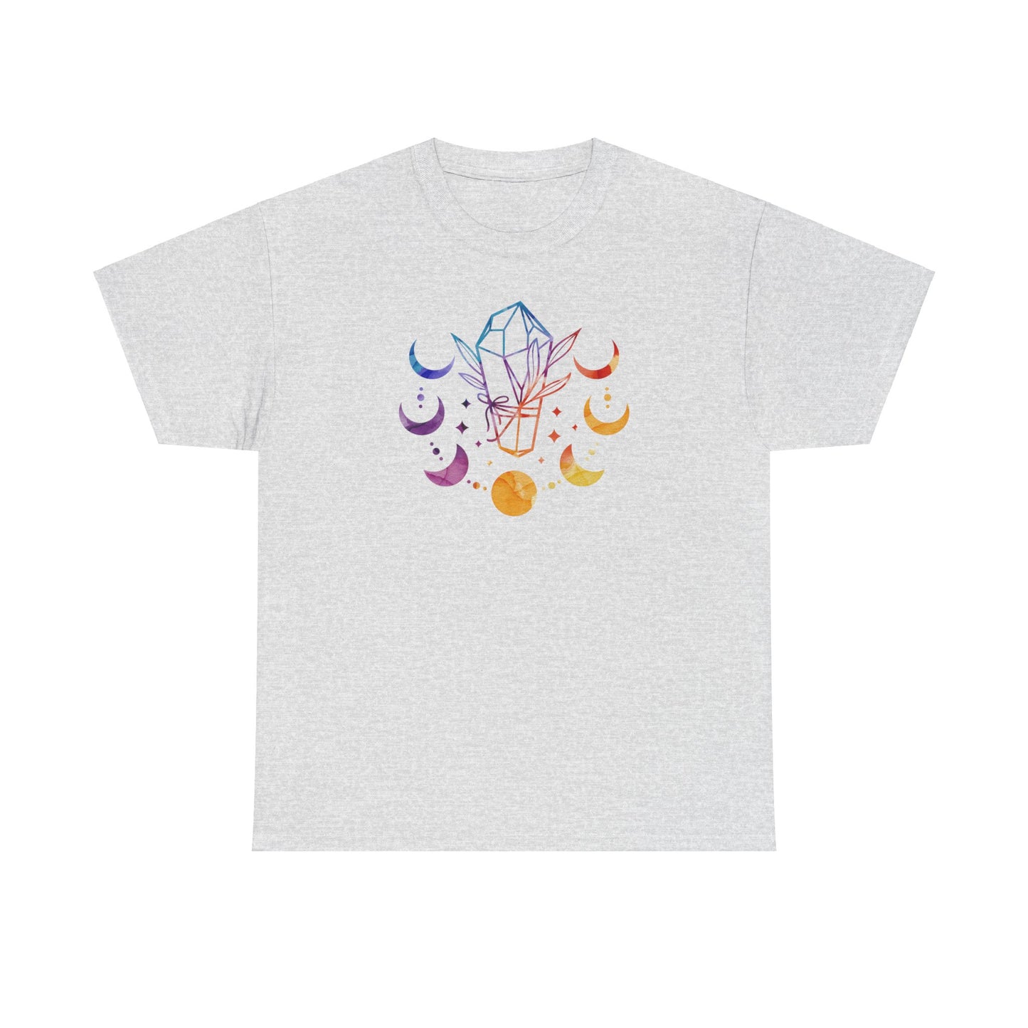 Crystal w/ Moon Phases, Heavy Cotton Tee