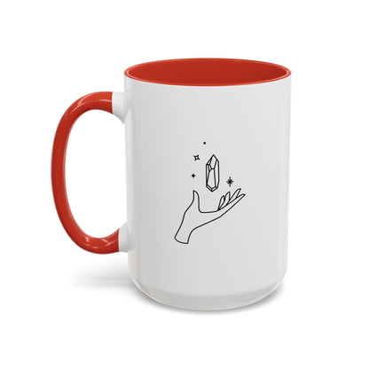 Hand w/ Crystal, Coffee Mug, 11 & 15 oz