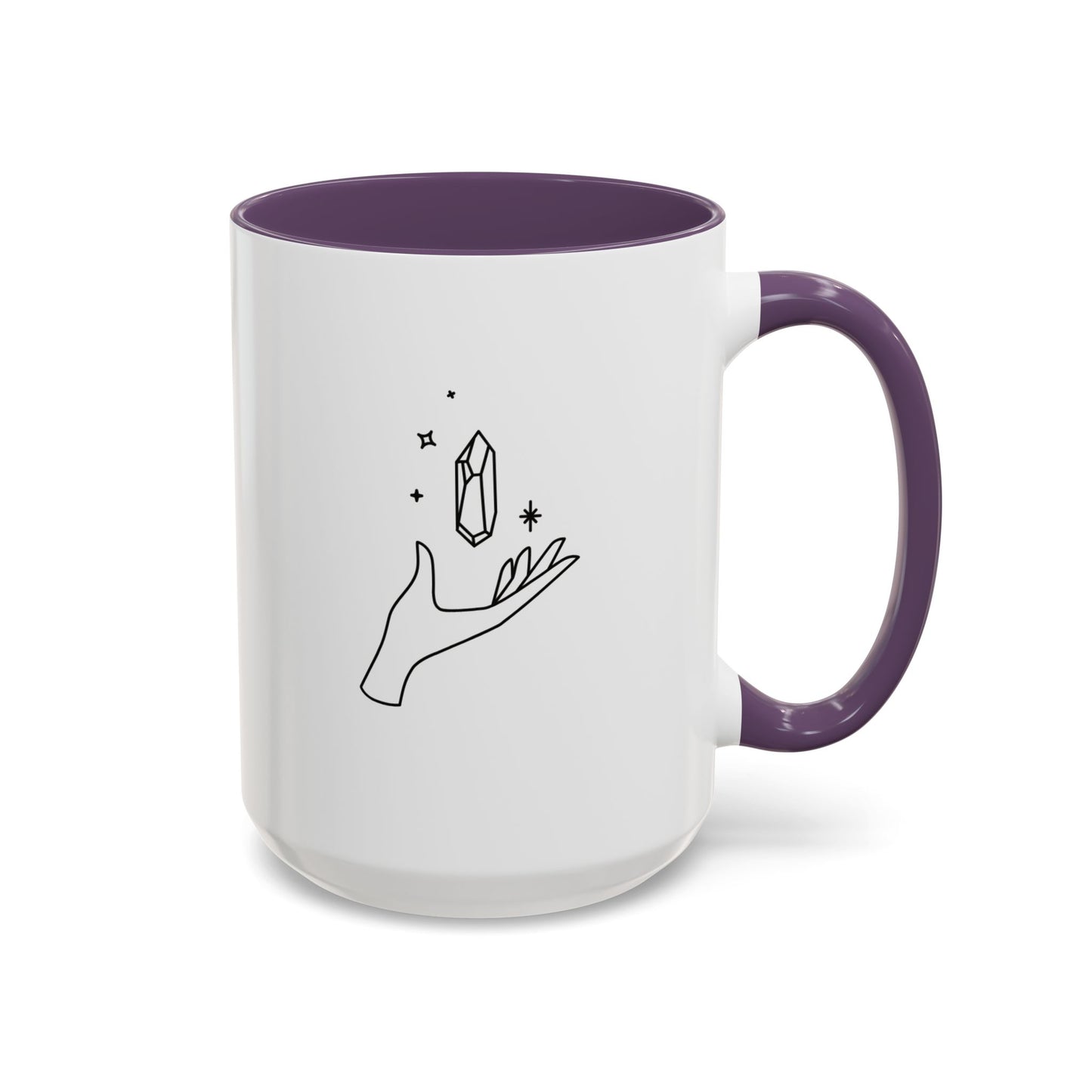 Hand w/ Crystal, Coffee Mug, 11 & 15 oz