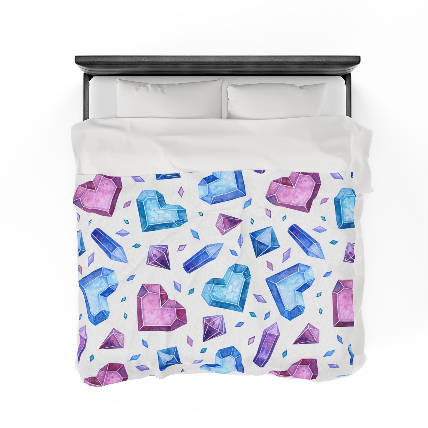 Love of Sparkles, Velveteen Plush Blanket