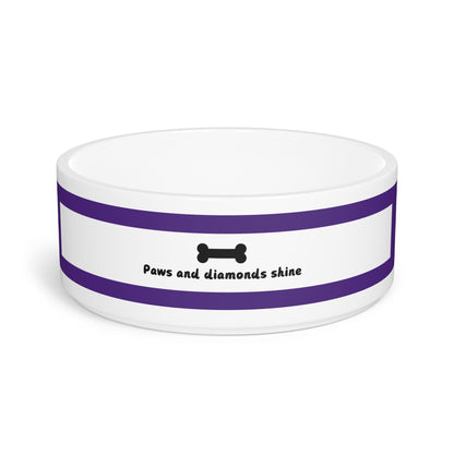 "Paws and Diamonds Shine", Pet Bowl