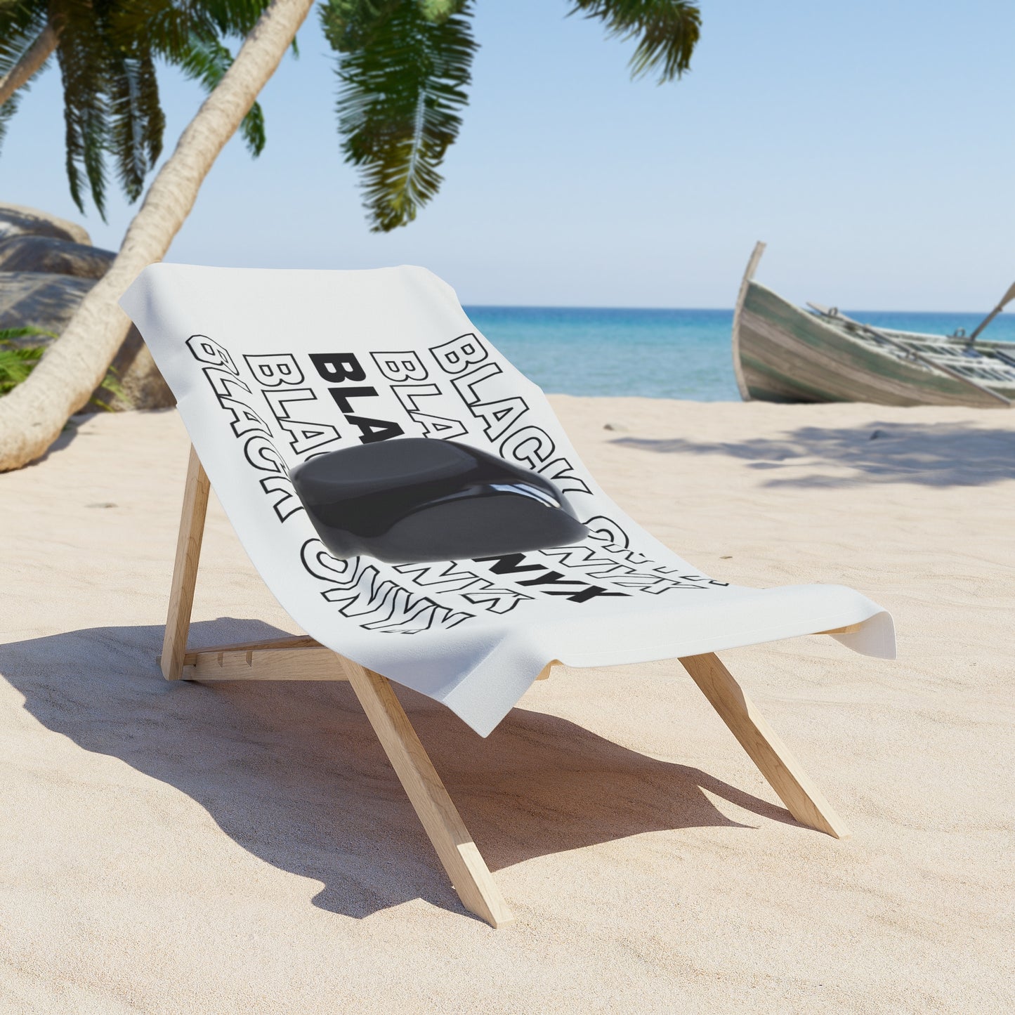 "Black Onyx", Beach Towel