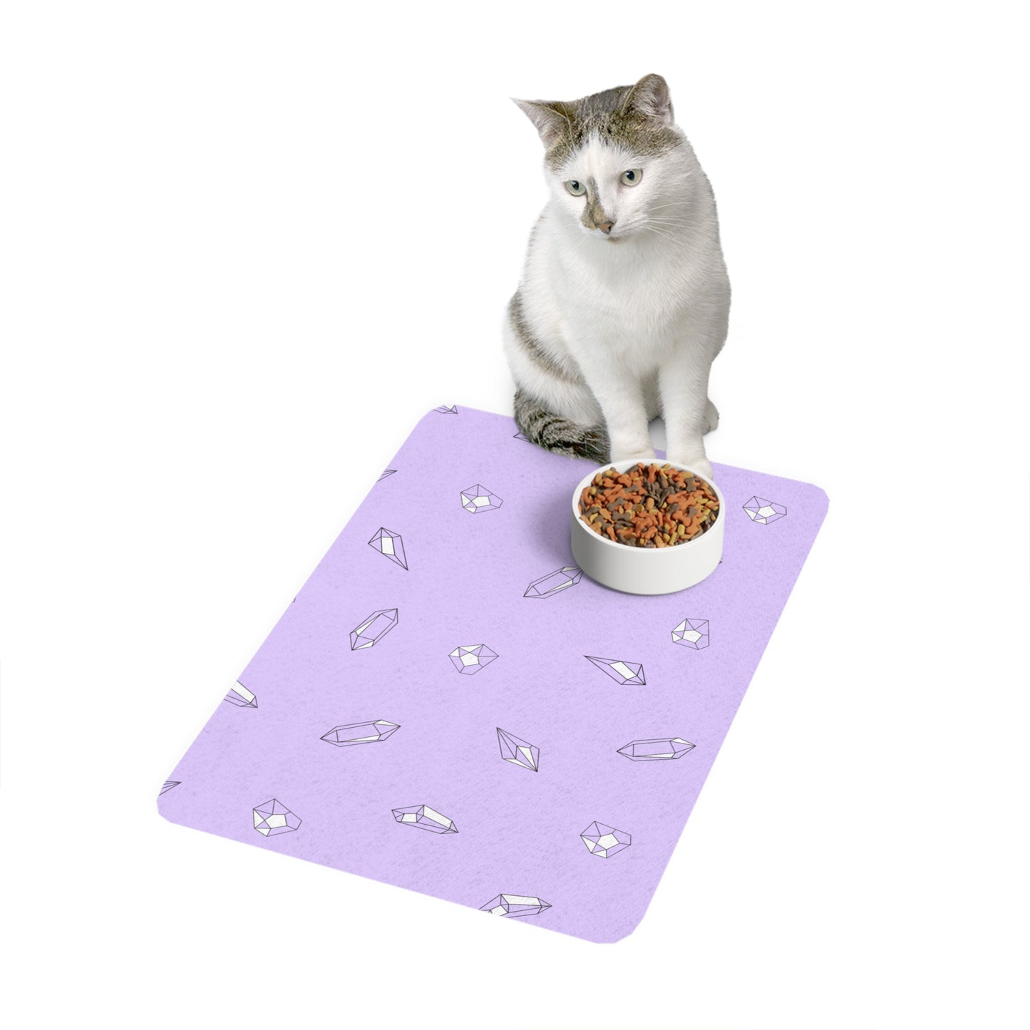 Crystals, Pet Food Mat (12x18)