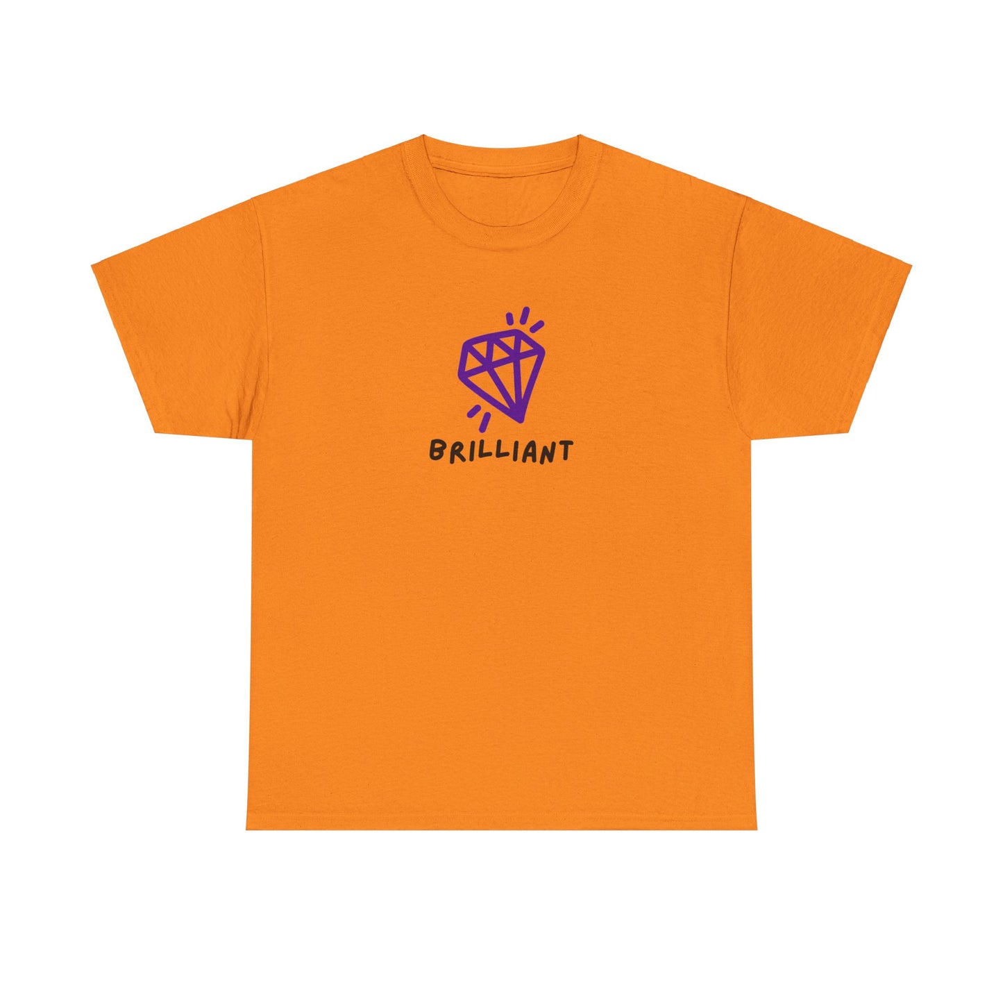 "Brilliant" w/Purple Diamond, Heavy Cotton Tee